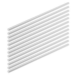 3/4 "(19mm) Diameter 2PCS Aluminum Round Rod 10"(250mm) Long, Aluminum Lathe Bar Stock Solid Round Rods for DIY Crafts, Model Making