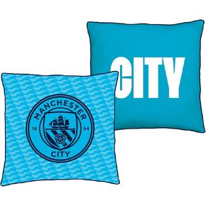 Character World Manchester City FC 3D Soccer Cushion | Fluffy Stuffed Toy Soccer Ball