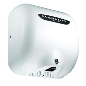 XLERATOR XL-W Automatic High Speed Hand Dryer with White Cover, 12.5 A, 110/120 V