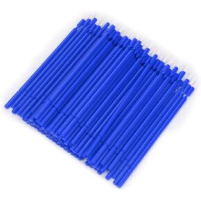 100 Pcs Dental Disposable, Reagent Brush Applicator Teeth Whitening Applicator Brush Micro Applicator Brush Bendable Sticks (Red)