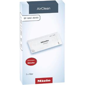 Miele AirClean Filters, for Everyday Freshness at Home, Pack of 3