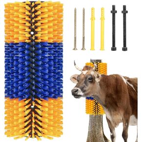Livestock Scratch Brushes, Cow Brush, Cow Scratcher Full Massage Brush Kit, Horse Brush for Grooming, Goat Brush Relieve Itching on the Back of Livestock for Horse Cow Goat Cattle Pig Cat Dog