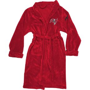 Northwest The Company OFFICIAL NFL Tampa Bay Buccaneers Bucs Men's L/XL Silk Touch Bath Robe With Number, 26" x 47"