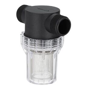 PATIKIL 1 Inch Male in-Line Strainer with 40 Mesh Stainless Steel Filter Screen Water Pump Filter for Garden Irrigation Pressure Washer Inlet