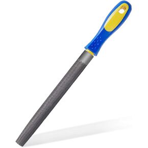 KALIM 8 Inch Triangle Hand File with High Carbon Hardened Steel, Ergonomic Grip, Plastic Non-Slip Handle … in Kuwait