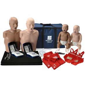 Prestan Diversity Take2 CPR Manikin & UltraTrainer Kit with Feedback (2-Adult, 2-Infant, & 2-UltraTrainers) and MCR Medical Accessories