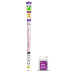 Digital Salinity Tester Pool Salt Meter Truncheon Salt Tester for Saltwater Pool Salt Test Kit with Light Indicator for Swimming Pool, Hot Tub, Spa