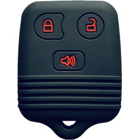 Ford Lincoln Key Fob Cover: Mazda 3 Buttons Silicone Car Key Shell Fit for Explorer Edge Escape F150 F250 Expedition Mercury Navigator Ranger Mariner| Rpkey Keyless Remote Case Replacement - Blue