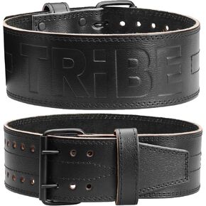 5mm Premium Weight Lifting Belt - 100% Genuine Leather Weightlifting Belt - Comfortable Squat Belt, Deadlift Belt or Powerlifting Belt - Workout Belt for Strength Training - Gym Belt for Men and Women
