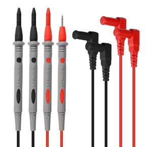 5Pcs Alligator Clip to Alligator Clips Test Probe Dual Ended Crocodile Wire Cable 15A Insulators Clips for Multimeter Electrical Testing