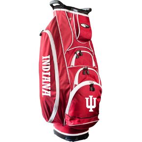 Team Golf NCAA Indiana Albatross Golf Bag Lightweight, 10-Way Club Divider, Spring Action Stand, Insulated Cooler Pocket, Velcro Glove and Umbrella Holder & Lift Assist Handles