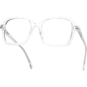 Blue Light Blocking Glasses for Women and Men, Retro Square Frame Computer Gaming Eyeglasses Anti Glare & UV RF6215
