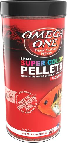 Omega One Super Color Sinking Pellets, 2mm Pellets, 8 oz in Saudi Arabia