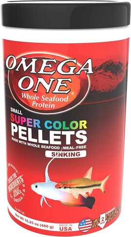Omega One Super Color Sinking Pellets, 2mm Pellets, 8 oz in Kuwait