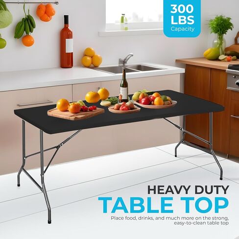 SIMPLI-MAGIC 79580 Foldable Table, 6 Feet, White in Saudi Arabia