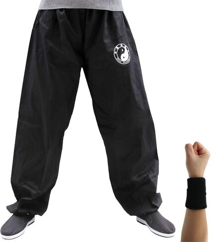 Taichi Lantern Pants Tai Chi Training Pants | Kung Fu Taichi Practice Uniforms Martial Arts Clothing Bottoms Cotton in Saudi Arabia