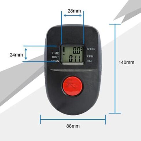 DYNWAVE Professional Monitor Speedometer for Stationary Bikes Waterproof Replacement Parts Durable Speedometer for Rowing Machine Cycling Counter in Kuwait