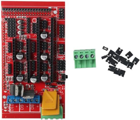 RAMPS 1.4 لوحة تحكم بلاستيكية ثلاثية الأبعاد لوحة تحكم للطابعة Reprap لوحة تحكم لـ Arduino Mega 2560 in Saudi Arabia