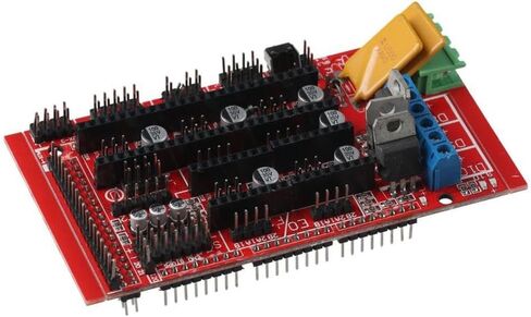 RAMPS 1.4 لوحة تحكم بلاستيكية ثلاثية الأبعاد لوحة تحكم للطابعة Reprap لوحة تحكم لـ Arduino Mega 2560 in Saudi Arabia
