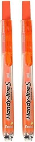 Pentel Handy-Line S Retractable and Refillable Highlighter, Chisel Tip, Orange Ink, Box of 12 (SXS15-F) in Saudi Arabia
