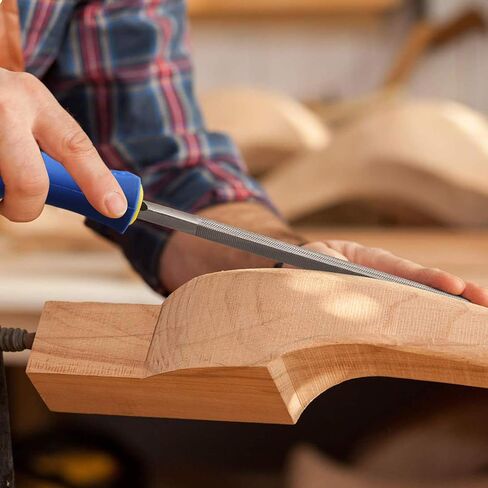 مبرد يد مثلث من KALIM مقاس 8 بوصات مع فولاذ مقوى عالي الكربون، وقبضة مريحة، ومقبض بلاستيكي غير قابل للانزلاق... in Kuwait