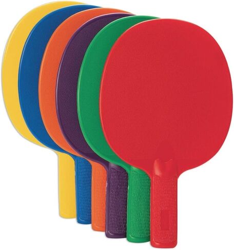 S&S Worldwide Spectrum Table Tennis Paddle Set, Pack of 6 in Saudi Arabia