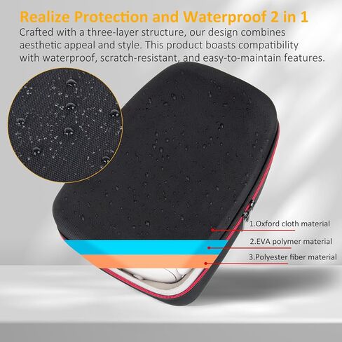 Hard Carrying Case for Meta Quest 3，Compatible Meta Quest 3 accessory with ELITE headband, touch controller and other accessories，Stylish design for traveling，Gray in Kuwait