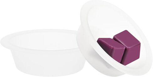 ASAWASA 4 Pieces Silicone Wax Warmer Liners for Pluggable, No Mess, No Scrape, Reusable，Long Lasting, 1.62 inch Bottom Diameter,2.03 inch Top Diameter,1.12 inch Depth(Small Size 4pcs in Saudi Arabia
