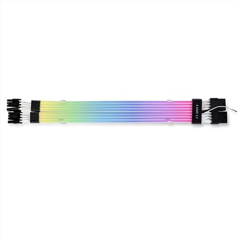 LIAN LI Strimer Plus V2 8 PIN GPU Extension Addressable RGB 300mm Cable, Black in Saudi Arabia