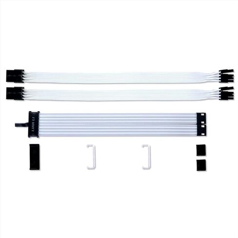 LIAN LI Strimer Plus V2 8 PIN GPU Extension Addressable RGB 300mm Cable, Black in Saudi Arabia