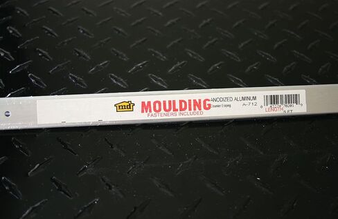 M-D Building Products 67371 Edging A811 96-Inch Aluminum Moulding, Polished in Saudi Arabia