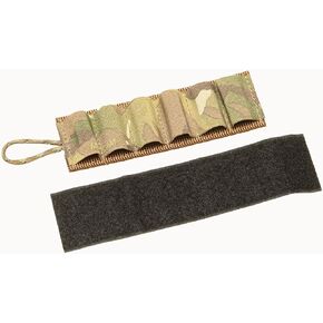 Esstac 6 Round Tearaway Shotgun Shell Carrier Cards for 12 Gauge with Hook & Loop Backing (Ranger Green)