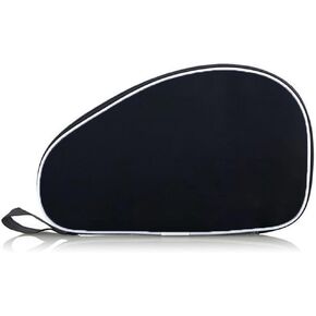 1 Piece Table Tennis Bag Table Tennis Racket Case Cover Pingpong Paddle Case Cover Pingpong Storage Bag Table Tennis Bat Cover Case Table Tennis Paddles Bag, Black