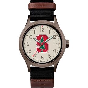 Timex Tribute Men's Collegiate Pride 40mm Watch - Stanford Cardinal with Black Fastwrap Strap (TWZUSTAMBYZ)
