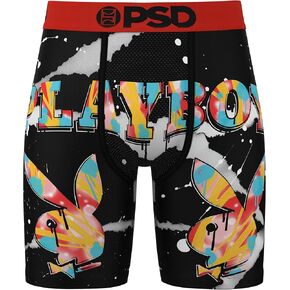 PSD Men's Playboy Mix 3-Pack Boxer Briefs, Multi, L
