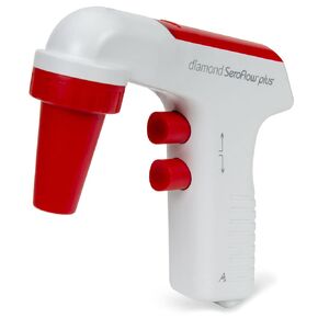 Globe Scientific 3387 Motorized Serological Pipette Controller, Diamond SeroFlow Plus, Rechargeable, 120v 60Hz, with US Plug