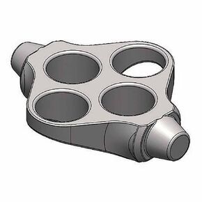 Globe Scientific GCC-MP-SWING-15ML16 Bucket for use with GCC-MP-Swing Rotor, Pack of 64