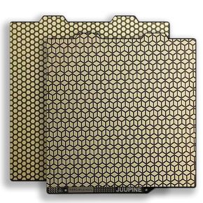 184x184mm Double Sided Flexible PEI Honeycomb Sheet, Smooth Honeycomb+Square Surface for Bambu Lab A1 Mini 3D Printer, 3D Printer PEI Plate Removable Platform.