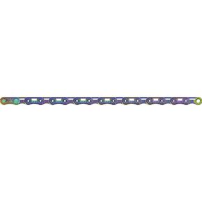 SRAM RED Flattop Chain - 12-Speed, 126 Links, Flattop, PowerLock, Rainbow
