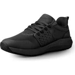 Men's Non Slip Shoes,Lightweight Work Shoes for Men,Waterproof Restaurant or Food Service Sneakers Slip On Resistant,Kitchen Chef Shoes for Men