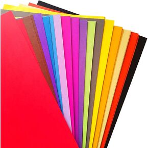 80 Sheets Colored Cardstock Paper 20 Assorted Colors, 8.5" x 11" Colorful Card Stock Printer Paper 200 GSM A4 Cardstock Colored Paper for Card Making, Kids Craft, Scrapbooking, Party Decor.
