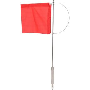 Wind Indicator Flag Marine Mast Flag Stainless Steel Wind Resistant Lightweight Rust Prevention for Yacht (140x120mm / 5.51x4.72 in)