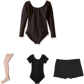 Capezio Girls' Basic Dance Clothing Bundle