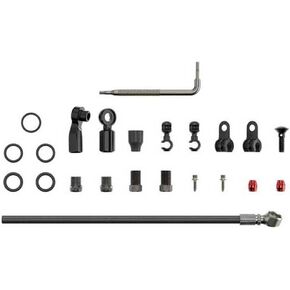 SRAM Disc Brake Hose Kit - Flat Mount, Beveled Banjo, 2000mm