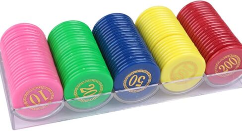 lasenersm 1 Piece Chip Rack Poker Chip Rack Poker Chip Tray Acrylic Poker Chip Tray, Transparent in Saudi Arabia