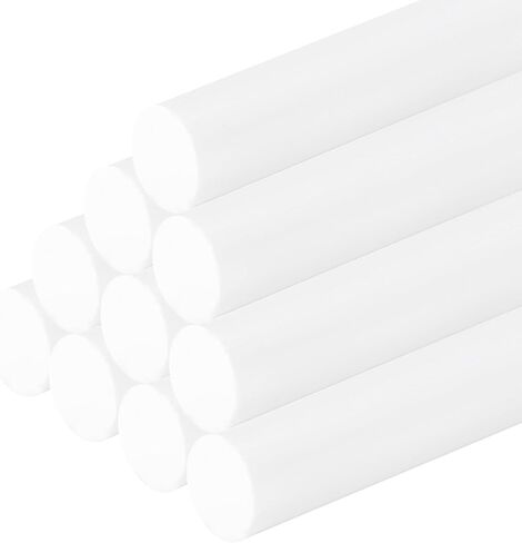 uxcell 5 قطع قضبان بلاستيكية سوداء 5 × 406 مم ABS ستايرين عصا مستديرة شريط صلب مستدير DIY نموذج لألعاب DIY بناء صنع النماذج المعمارية in Kuwait