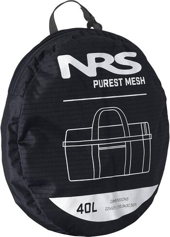 حقيبة NRS Purest Mesh Duffel (أسود، 40 لتر) in Saudi Arabia