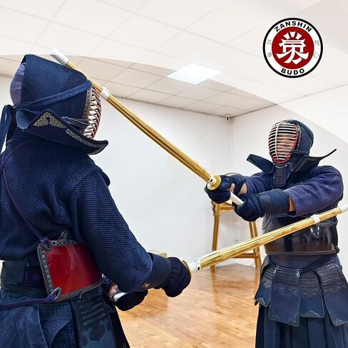 Set of 2 47" - Shinai Bamboo Sword for Kendo, Iaido, and Bokken Training - Wooden Katana Practice Sword for Martial Arts Sparring - Fighting Wood Swords Stick for Kindo Adults Traning in Saudi Arabia