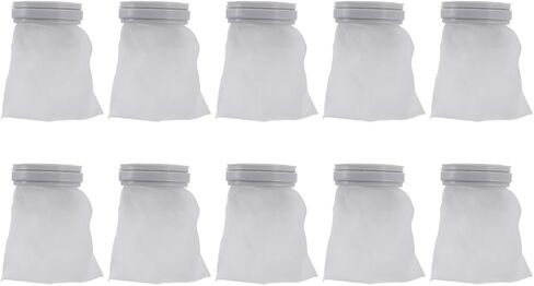 10Pcs Translucent Electric Head Lice Capture Filters - Disposable Mesh Refills with Lid, Easy to Attach to Lice Comb in Saudi Arabia