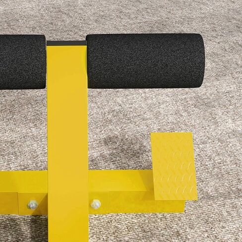 آلة تمديد الظهر للكرسي الروماني من Soozier، مقعد تمديد مفرط الارتفاع قابل للتعديل مع قضبان غمس، متعددة الوظائف للظهر والقلب والذراعين وتدريب الجسم بالكامل in Kuwait